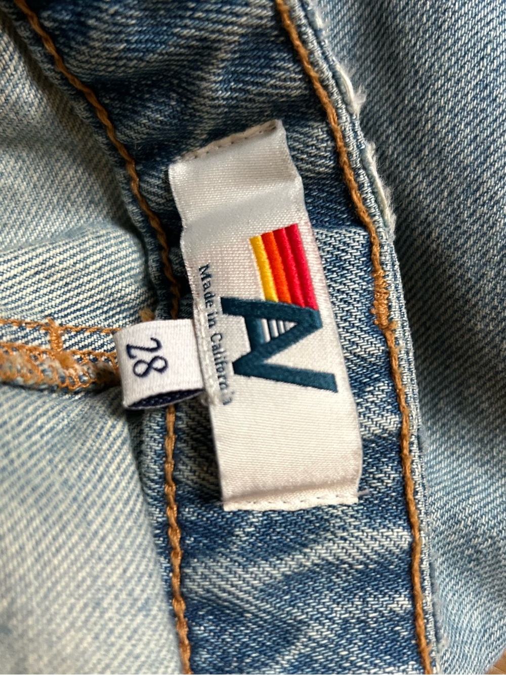 Aviator Nation Straight-Leg Jeans - Light Blue - Picture 7 of 7
